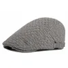 Berets Autumn Winter Cotton Color News Boys 'Flat Top Top Hat Male and Female Bert G220612