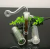 Tubi di vetro Fabbricazione di fumatori Narghilè soffiato a mano Bottiglia di fumo per acqua in vetro tascabile colorata mini portatile