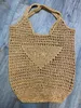 Summer Beach Travel Bags Raffia Straw Wicker Totes Women Designer Fashion Paris Woven Shopping Bag Hollow Out Handbag 2301 2024