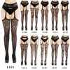 Women Socks Body Sexy Femme Temptation Jacquard Suspenders Net Stockings Rompers Thigh Panty Kousen Fishnet