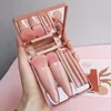 Ferramentas de maquiagem Conjunto de pincéis de espelho macio e fofinho para cosméticos Fundação Blush Pó Sombra Kabuki Pincel de mistura ferramenta de beleza 230612