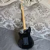 Custom Shop Gloss Black Finish Electric Guitar 24 Frets Maple Neck And Fretboard Double Shake In Stork