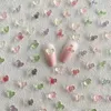 Nail Art Decorações 30PCS Shimmer Resin Butterfly Charms Kawaii Acessórios Decoração Design Supplies Materiais Manicure Decor Parts