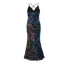 Casual Jurken 2023 Hoge Kwaliteit Wome's Vestidos Chic V-hals Backless Drees Sparkly Pailletten Fishtail Vrouwen Dress Party