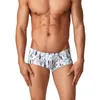 Underpants Sexy Mens Underwear Printing Bulge Pouch Boxer Shorts Sissy Breathable Homme Male Boxershorts Low Rise Panties