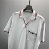 2 mens polo t shirt moda ricamo maniche corte top turndown colletto tee polo casual M-3XL # 128