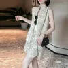 Этническая одежда 2023 Улучшенная китайская Qipao Cheongsam Style Top Top Top Daily Casual Fashion Women Retro Elegant Set G594