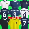 2023 SCOTLAND 150. rocznica koszulki piłkarskiej Special Tierney McTominay Football Shirt 23 24 Robertson McGregor McGinn Adams Men Kit Kids Adams Golmer Dha