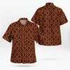 Men's Casual Shirts 2023 3D Printing Question Mark Hawaii Men Summer Short Sleeved Beach Shirt Oversize Camisa Masculina 5XL