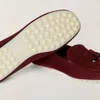 LP Kadın Dermis Düz Elbise Ayakkabıları Süet Mokasen Loafers Bean Sole Ayakkabıları Lüks Tasarımcılar Dairelerde Sıkışan Kayma Fabrika Ayakkabı Kutusu