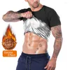 Erkekler Vücut Shapers Isı Tuzak Gömlek Terini Geliştiren Yelek Şakacı Zayıf Sauna Etkisi Shapewear Sıkıştırma Kıyafet Egzersiz Üstleri