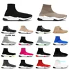 Designer Casual Shoes 2023 Designer Socks Running Platform Men Women Sock Speed ​​Trainer Triple Black Grey Graffiti Sole Trainers