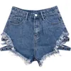 Frauen Shorts Niet Jean Frauen Sommer Hohe Taille Lose Breite Bein Weibliche Vintage Punk Stil Sexy Damen Streetwear Hosen grils