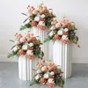 Dekorativa blommor Anpassade 35/50/80 cm Artificial Flower Ball Wedding Decor Table Centerpieces Floral Geometric Shelf Party Stage Display