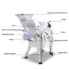 상업용 전기 슬라이서 감자 파쇄기 스테인레스 스틸 양파 절단기 기계 싱글 헤드 야채 절단기