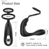 Bluetooth APP Männlichen Prostata-massagegerät Vibrator Doppel Ring Verzögerung Ejakulation Anal Plug Stimulator Erwachsene Sex Spielzeug für Männer Paare L230518