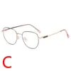 60010 New Eyeglasses Frame Anti Blue Light Myopia Eyeglasses Frame Frameless Men's Business Fashion Punk Cross Flower Style