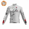 Racing Sets Slopline Winter Bicycle Jacket Men's Thermal Fleece Cycling Clothing Outdoor Long Sleeve Warm Tops Mountain Bike Jersey Coat