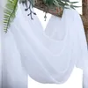 Party Decoratie 2/3/4/5Pc Huwelijksboog Drape Chiffon Stof Draperen Gordijn Draperie Ceremonie receptie Opknoping Deco