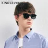 KINGSEVEN marca occhiali da sole vintage in legno da uomo polarizzati UV400 lenti piatte senza montatura montatura quadrata occhiali da sole da donna Oculos Gafas L230523