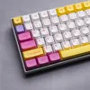 Accessoires Thème de crème glacée 136 touches xda profil pbt keycap dyesub anglais personnalité personnalisée Keycaps pour le clavier mécanique61 / 64/68/7