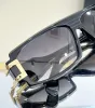 2023 Fashion Hot Designer Solglasögon för kvinnor Womens Square Acetate Oversize Solglasögon Eglasögon Black Plastic Shield Solglasögon UV -skydd MOD164