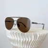 2023 Designer marki okulary przeciwsłoneczne Modne metalowe okulary przeciwsłoneczne duże ramy Retro Męskie i Damskie Szklanki UV400 UV400