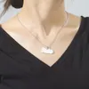 Pendentif Colliers Cazador En Acier Inoxydable Yémen Carte Collier Bijoux 2023 Arabe Pays Ville Géographie Chaîne Pour Femmes Hommes Cadeau