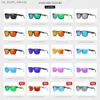 Nowa marka KDEAM Wysokiej jakości mężczyźni Square Sunglasses Colours Sports Spolaryzowane okulary przeciwsłoneczne odblaskowe powłoka lustrzkowa UV400 L230523