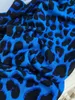 Women Long Cargf Scarves Lace Material Patchwork Print Leopard Grain حجم كبير 210 سم - 70 سم