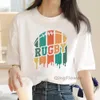 Kvinnors t-shirt rugby tshirt kvinnor japansk t-shirt kvinnlig manga designer grafiska kläder