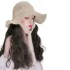 Perruque de chapeau de pêcheur La mode d'ombrage bouclée bouclée pour femme est naturellement réaliste et amovible, de nombreux choix de style, prend en charge la personnalisation