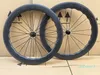 6560 felgi 65 mm hamulce koła węglowe Shimano Clincher ud Matt No Paint Logo Road Bike Wheels in Carbon przeciwko Brake przez UPS do Stanów Zjednoczonych
