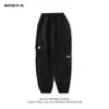 Men's Pants Autumn Ins Trendy Multi Pocket Port Style Cargo Loose Drawstring Leggings Japanese Vintage Men's Versatile