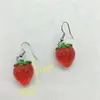 Dangle Earrings Yungqi Cartoon Fruit Pendant For Women Girl Cute Transparent Strawberry Drop Earring Gift Hook Brincos Para As Mulheres