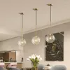 Pendant Lamps Modern Simple Glass Lampshade Milky White Transparent 12/15/20cm Chandelier Accessories G9 Ball