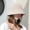 Berets Summer Hollow Out White Bucket Hat For Woman 2023 Trendy Red Sun Caps Y2k Charm Kpop Fashion Trend Young Girl Gift