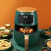 1PC Air Fryer gospodarstwa domowego bez oleju Niski wielofunkcyjny 4,5L o dużej pojemności elektrycznej frytkownicy Nieprzestrzeniona patelnia łatwa do mycia naczyń kuchenna