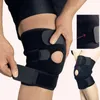 エルボー膝パッド1PCブレースサポートスリーブ調整可能なオープンパテラスタビライザープロテクター関節炎のメニスカスティアランニングスポーツ230613のナイロンラップ