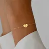 Charm Bracelets 2023 New Classic 26 Initial Letter Women Bracelet Fashion Steel Inoxidável Chain Bracelet For Women Jewelry Gift Z0612