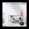 Wall Clocks LED Digital Vibration Alarm Clock Multifunctional Projection Mirror Electronic