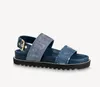 2023 Luxury Designer Donna Paseo Flat Comfort Sandali Pantofole estive in denim Scivoli Infradito Sneakers Taglia US 4 -11