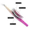 Makeup Tools 2 3 7st 3D Eyelash Pincezers Volym Set Lashes Extension Rostfritt stål Exakt Non Magnetic Eyelashes 230612