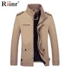 Clothes Coat New Arrival Male Jacket Slim Fit High Quality Mens Spring Clothing Man Jackets Zipper Warm Cotton-Padded M-4XL