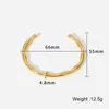 Bangle INS 18K Золото покрытая нержавеющей сталь