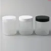 20 x 250g 250ml Frost PET Frascos Recipientes com tampas plásticas de parafuso 250cc 833oz Vazio Creme Transparente Embalagem Cosmética bom Konsg
