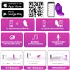 Butterfly Wearable Vibrator Wireless APP Remote Panties Dildo Vibrator for Women Clitoral Stimulator Massage Erotic Sex Toys L230518