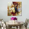 Figurative Canvas Abstract Art White Swan Hand Painted Artwork Romantic House Decor