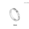 Mode unisexe bague de luxe pour hommes femmes unisexe Ghost Designer anneaux bijoux couleur ruban