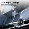 5 Port Car Mobile Phone Charger USB LED Fast Charger لـ iPhone 13